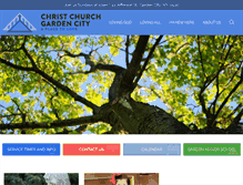 Tablet Screenshot of christchurchgc.org